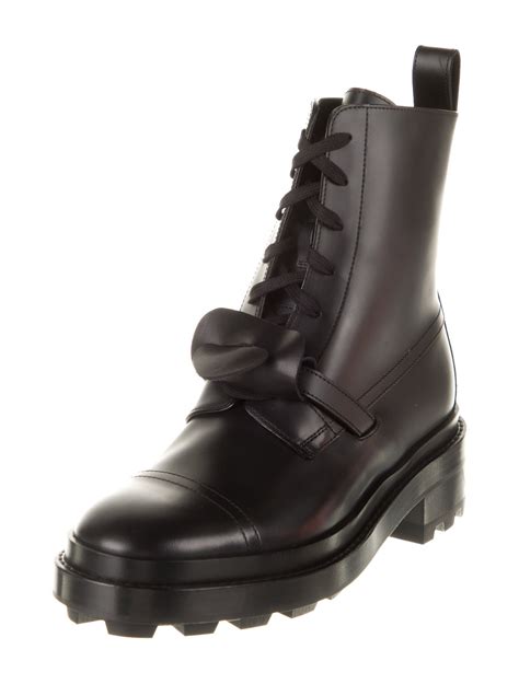 Hermès Funk Leather Combat Boots 